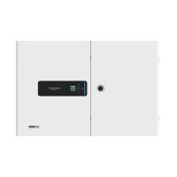 AtlasIED Atmosphere AZMP8-DW 8-Zone Processor w/1200W Amp, Dante, All-in-One Wall Mount Cabinet